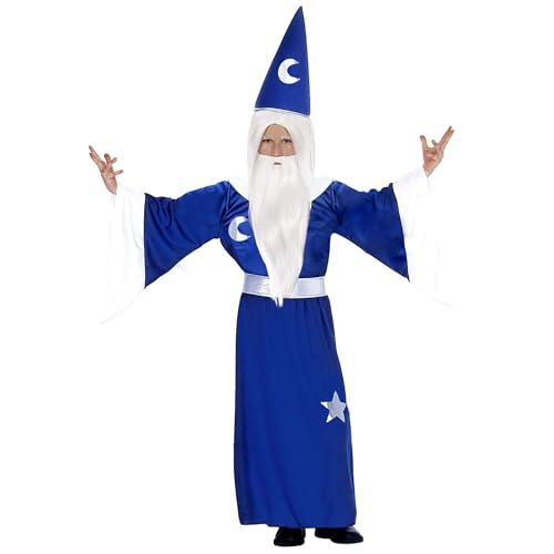W WIDMANN MILANO Party Fashion - disfraces para niños mago, cuento de hadas, disfraces de carnaval