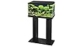 Aquarium Fish Tank with Stand/Filter/LED Lighting 60cm 2ft 58L (Black)