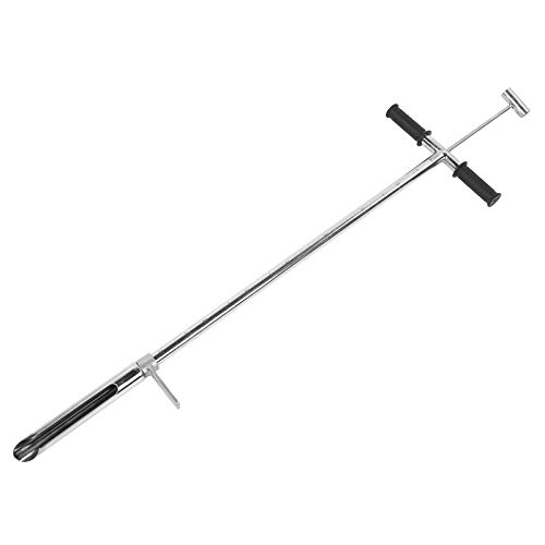 NarzęDzie Sondy do Pobierania PróBek Gleby z PedałEm 105 Cm DłUgość 38 Mm Usta ze Stali Nierdzewnej do Uprawy Scen i Warunków Ogrodniczych