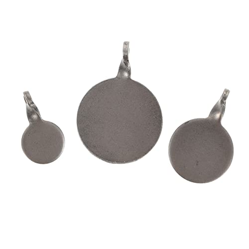 OSOLADY 2sets Dark Hanging Targets for Clay Portable Steel Targets for and Archery Practice 3pcs*2