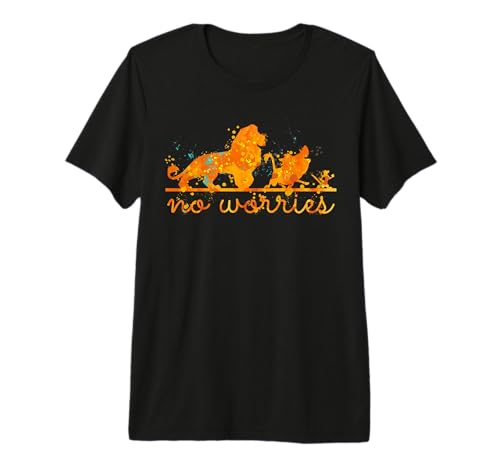 T-shirt Le Roi Lion Disney de qualité supérieure avec finitions soignées