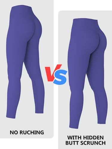 Image of Sunzel Sunzfly Invisible Butt Scrunch Workout Leggings for Women, Butt Lifting High Waisted Gym Yoga Pants with Tummy Control