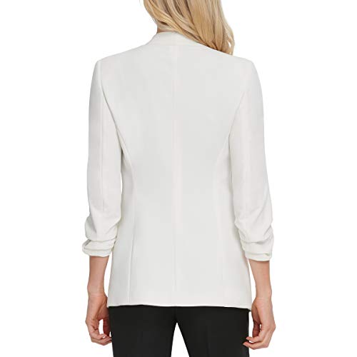 DKNY SPORTSWEAR Women's Missy Foundation Long Sleeve Shawl Collar Jacket3