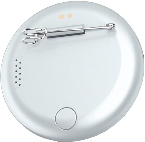 Image of Qawachh Smart Digital Badge Customizable Display with Photo /GIF /Video,Rechargeable Battery Easy Clip Design Redefine Dynamic Brooch Ultra-thin 10mm 1.85-inch HD Screen