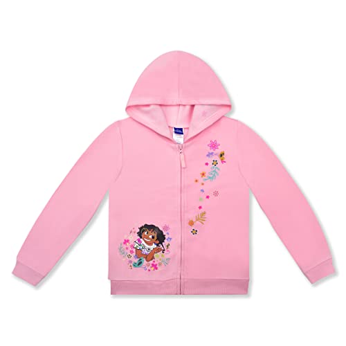 Sweat Disney Encanto zippé rose fille parfait pour l'école et les sorties de mi-saison