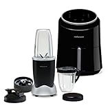😋【AIRFRYER - Perfecto para toda la familía】La freidora de aire Crunchy! dispone de un motor AC de 1230 W. Lo que te permitirá poner tus frituras sanas de hasta 200ºC sin ningún tipo de problema. Disfrutarás de una máquina para freir sin aceite con una potencia mayor y con poco consumo. Crunchy! no es una freidora pequeña, pues tiene una capacidad de 1,5 litros en su interior, lo que permite freír raciones para 2-3 personas de forma rápida y eficaz.