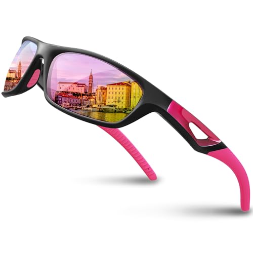 Image of RIVBOS Polarized Sports Sunglasses Driving Sun Glasses Shades for Men Women Tr90 Frame for Cycling Fishing Running RB831