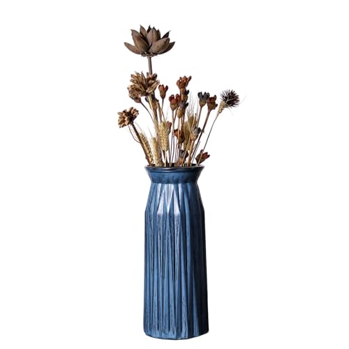 Valemoon Blue Antique Vase, 12 Inches Elegant...