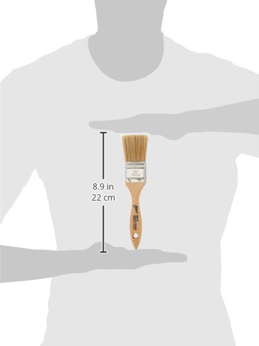 Ateco Pastry Brush, 1.5-Inch Wide Head With Natural White Boar Bristles, Stainless Steel Ferrule & Wood Handle #TOP3