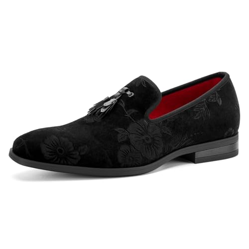 Image of JITAI Men's Fashion Loafers Wedding Shoes Loafers for Men Party Shoes