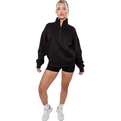kraftd Women's Oversized Sweatshirt and Shorts Set Cover