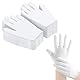 18 Paar Baumwollhandschuhe Weiß, Dünne Baumwollhandschuhe, Atmungsaktive Stoffhandschuhe Weiß Baumwolle, Ideal Für Hautpflege, Handarbeit, Münzprüfung Und Service