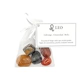 Aromasenses | Pack 5 Minerales Naturales LEO | Horóscopo Zodiaco Astrología | Piedras Canto Rodado