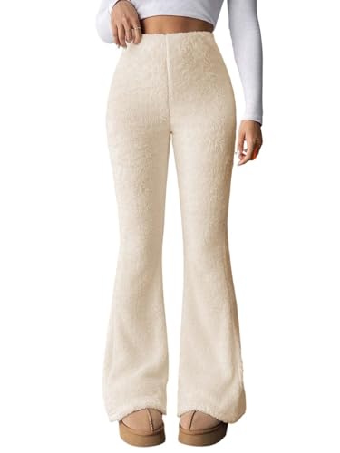 Image of KOTTY Women's Coral Fabric Flared Fit Pant - Super Soft Thermal Design for Stylish Cold Weather Comfort