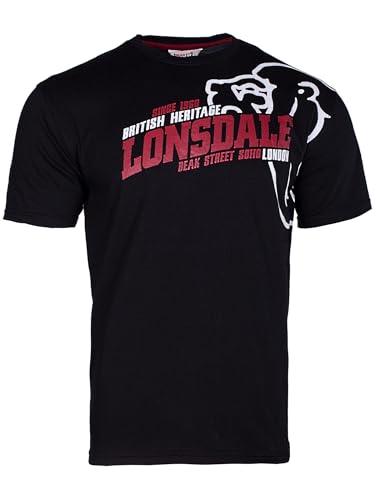Lonsdale T-Shirt Trägerhemd Walkey Camiseta, Negro (Schwarz), XX-Large (Talla del Fabricante: XXL) Hombre