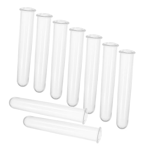 SOLUSTRE Acrylic Plants Propagation Station 10 Pcs Test Tube Lab Tube Rack for Home Office