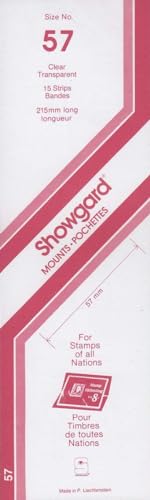 Showgard Strip Style Clear Stamp Mounts Size 57