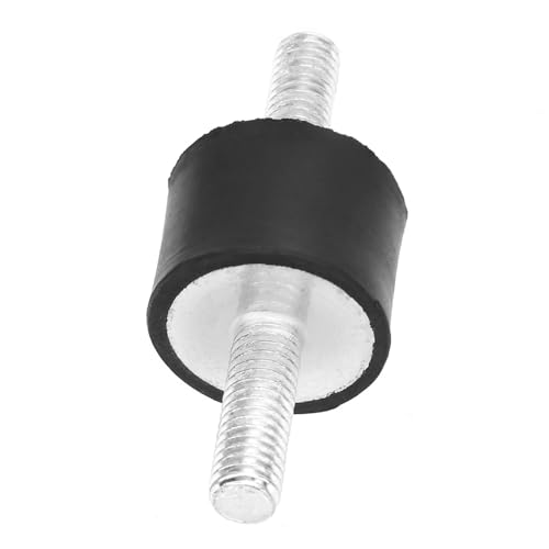 Risegun 4 Stück M6 Gummipuffer Männlich, Stoßdämpfer Anti-Vibrations Isolator Gummilager mit Schrauben, Silentblock Schwingungsisolator Auto Boot Spulen(VV20*15 M6*18)