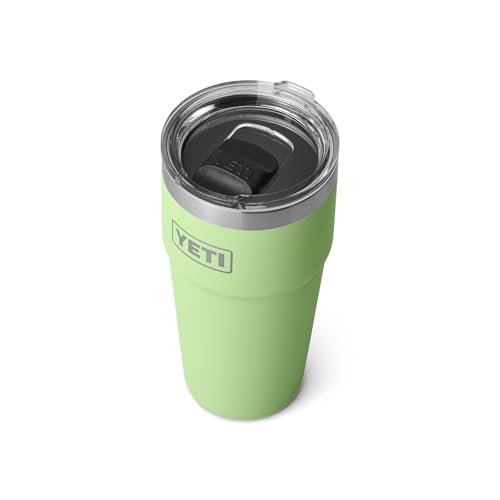 Image of YETI Rambler 20 oz Stackable Tumbler, Stainless Steel, Vacuum Insulated with MagSlider Lid