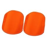 VICASKY Fashionable Orange Luggage Handle Covers Neoprene Suitcase Handle Wraps Shoulder Strap Sleeves