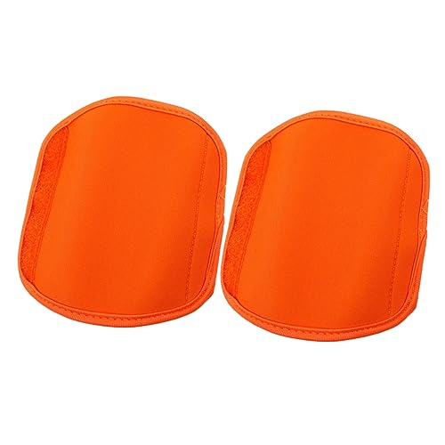 VICASKY Fashionable Orange Luggage Handle Covers Neoprene Suitcase Handle Wraps Shoulder Strap Sleeves