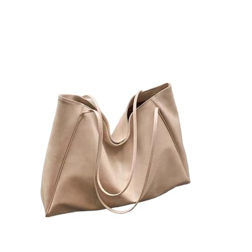 Fashion Underarm Pouch Large Capacity Soft Pu Leather Shoulder Bag Retro Crossbody Bag Casual Women Tote Bag