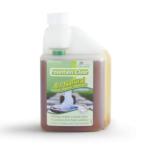 Greena Fountain Clear Water Clarifier - Effective Water Feature Treatment for Enhanced Water Clarity Eco-Friendly Solution for Clean and Clear Water 500 ml (1)