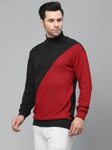 Image of Style Quotient Mens Grey Solid Sweaters