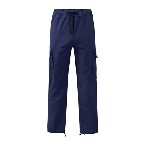 Pantalon de jogging cargo avec taille élastique confortable