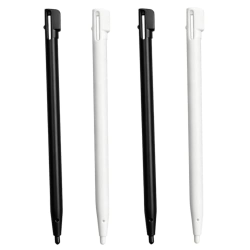 Image of Hzxkqmil Clear Protective Case + 4 Stylus Pen for Nintendo DSi NDSi Console | Transparent Crystal Case Hard Shell Protective Cover Game Accessories Replacement Parts for NDSi Console
