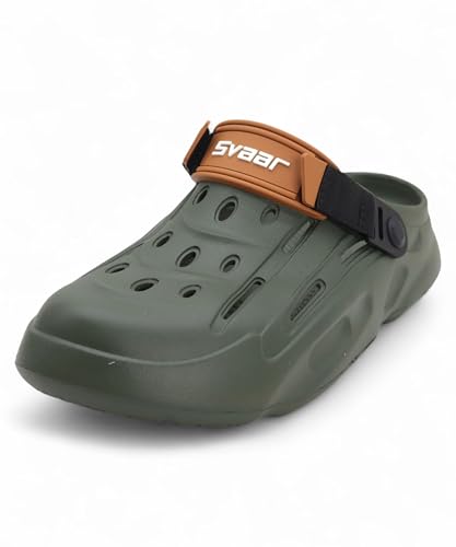 Image of SVAAR Designer Clogs, Lightweight Sandals with Adjustable Back Strap for Men