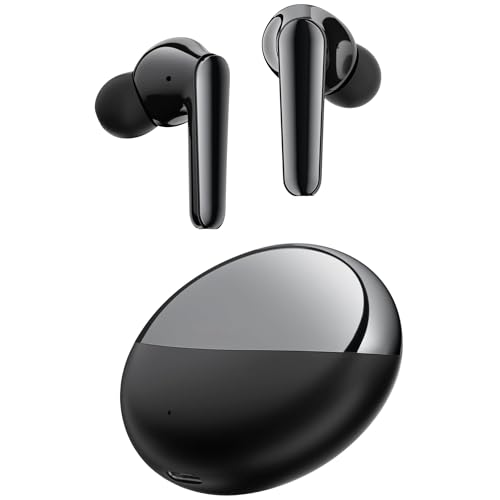 oraolo Cuffie Bluetooth, Auricolari Bluetooth 5.3 Wireless Davvero Senza Fili 30 Ore Ricarica di Tipo C Auricolari Wireless In-ear Impermeabili IPX6 Chiamate Vocali Chiare, Nero