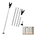 Door Safety Pole Adjustable Security Bar for Sliding Terrace Doors - Portable Anti-Slip Telescopic Design - Ideal for Home, Apartment, & Travel - Effective Door Stopper