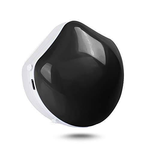 Rechargeable Electric Respirator, Electric Purifier with Replaceable Activated Carbon Protect Layer for Adults