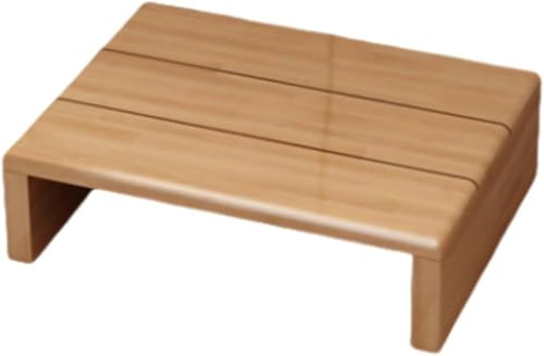 Neboka ステップテーブル、竹踏み台、フットペダル、大人/子供、家庭用トイレ、厨房、バルコニー、玄関ホール、オフィス、補助フレーム、木製、厚みがあり耐久性があり、幅広で滑りにくい、便利で固定可能な、多機能 、洗濯機用出窓用 (40*20*11cm)