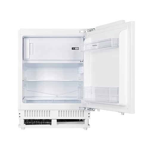 Amica Unterbau Kühlschrank mit Gefrierfach für 82 cm Nische Festtür-Technik elektronische Steuerung Inverter Kompressor Tür-Offen-Alarm