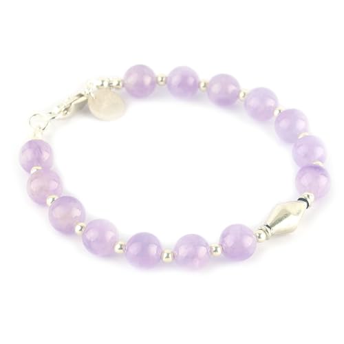 Bracelet Améthyste MEKI`S en Argent 925 bijou femme violet