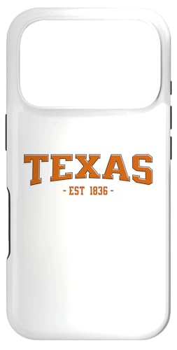 Classic Texas Print Retro Varsity Vintage Texas Fan Coque pour iPhone 17 Pro