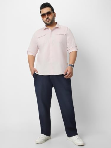 Image of Urbano Plus Men's Cotton Full Sleeve Regular Fit Casual Solid Shirt