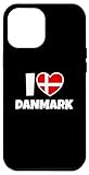 Danmark Lovers Denmark Heart Flag