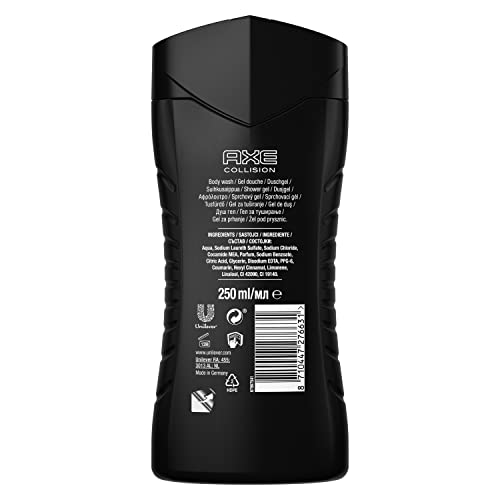 Gel de ducha para hombres Axe Collision pack 6 limpieza corporal diaria 6