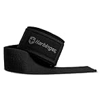 Harbinger Padded Cotton Lift Straps - Soft, Supportive Neotek Wrist Pads - 21.5" Length, 1.5" Width - Reinforced Edges & Heavy-duty Stitching - Cushions Wrists for Lifting Support - Image 3