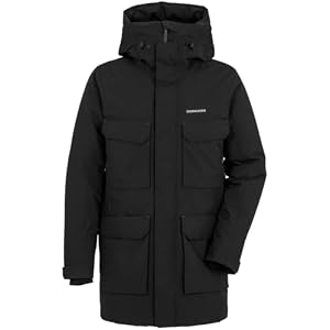 Didriksons Drew 8 - Herren Parka, Größe:L, Farbe:black