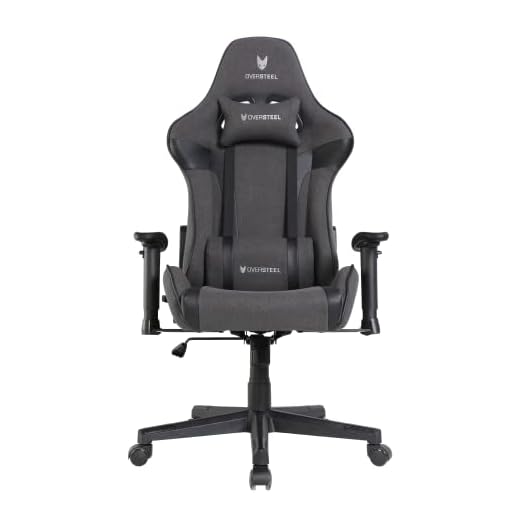Oversteel ULTIMET Gaming-Sessel Stoff Schwarz/Schwarz
