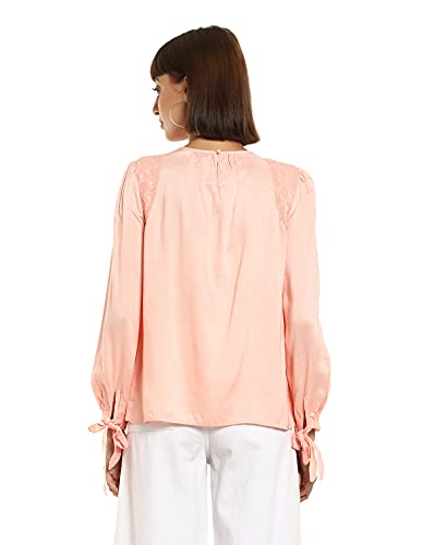Image of Cherokee Women's Solid Regular Fit Blouse