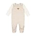 Produktbild Steiff Baby-Unisex mit süßer Teddybärapplikation Set Strampler + T-Shirt Langarm GOTS, Sandshell, 086