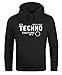 Produktbild Neverless Techno Kapuzen-Pullover Hoodie Herren Männer schwarz M