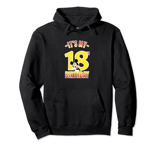 Sweat à capuche Mickey Mouse 18th Birthday gradient pour jeune adulte