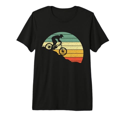 Downhill MTB Mountain Bike Vintage Retro Mountain Bike Premium T-Shirt