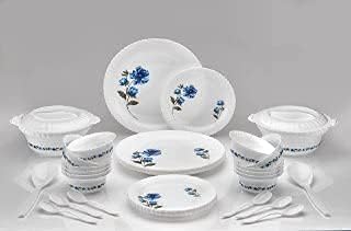 CBC Emporio Unbreakable Plastic 36-Piece Dinner Set | Microwave Safe | 6 Full Plates, 6 Quarter Plates, 12 Veg Bowls, 2 Serving Bowls with Lids, 2 Serving Spoons, 6 Spoons | – Ideal for Daily Use - Image 5